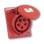 Prise inclinée 230V 16A 2 pôles+Terre IP44 (85x70) pour coffrets MBOX