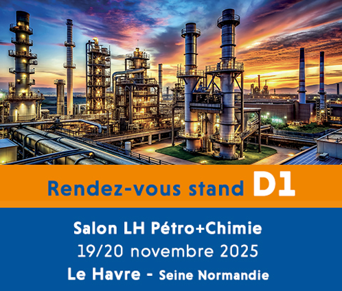 Nous serons présents au salon LH Pétro+Chimie !