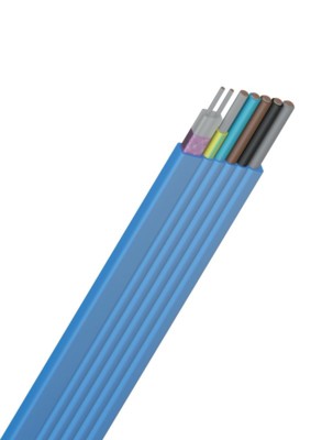 Câble plat de 5G2,5mm² + 2x1,5mm² blindé