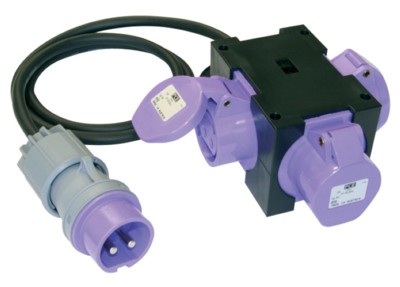 Répartiteur avec câble d'alimentation IP44 - 24V