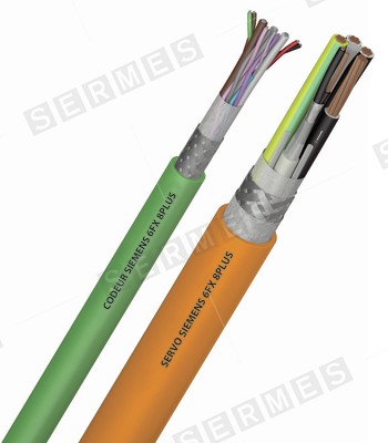 Câbles SERVO selon le standard SIEMENS 6FX 8PLUS