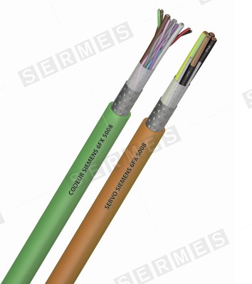 Câbles SERVO selon le standard SIEMENS 6FX 5008